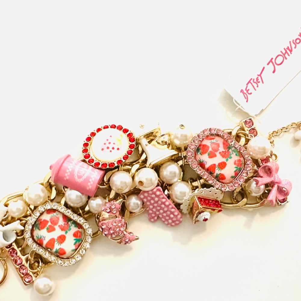 NWT Betsey Johnson Sweet Charm Bracelet